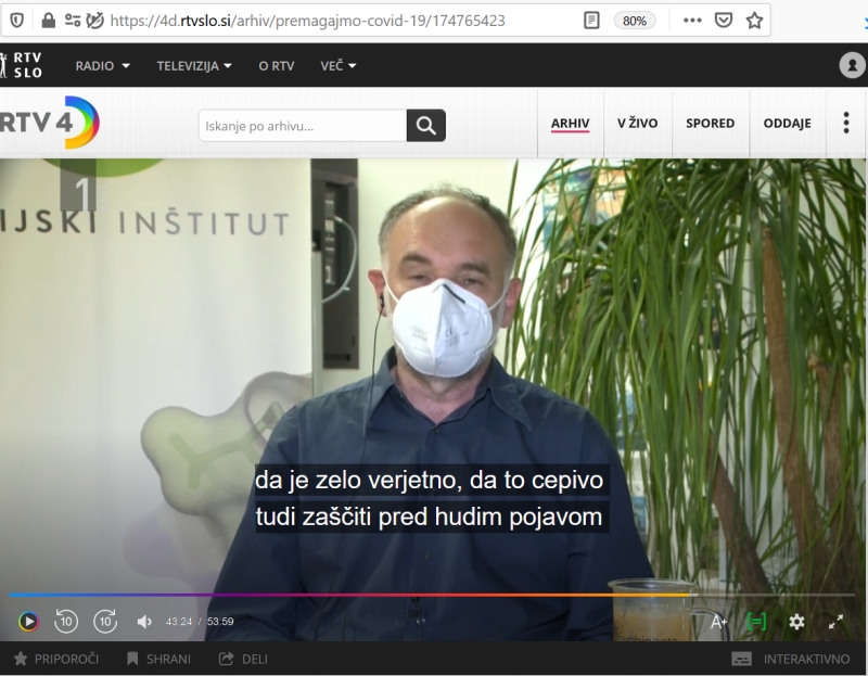učinkovitost cepiva AstraZeneca proti južnoafriški različici; dr. Roman Jerala