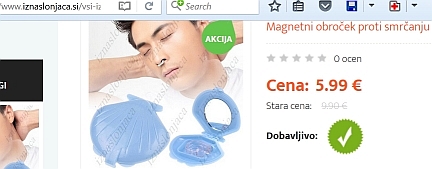 magnetni obroček proti smrčanju