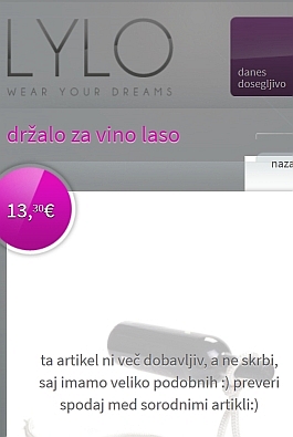 stojalo za steklenico za vino v obliki vrvi